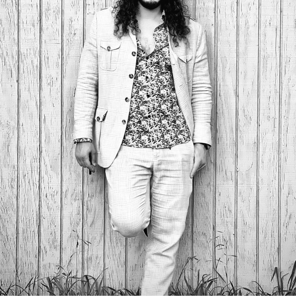 Paisley &Gray SLIM FIT Glen Check Field Jacket/ Trousers - Picture 11 of 14